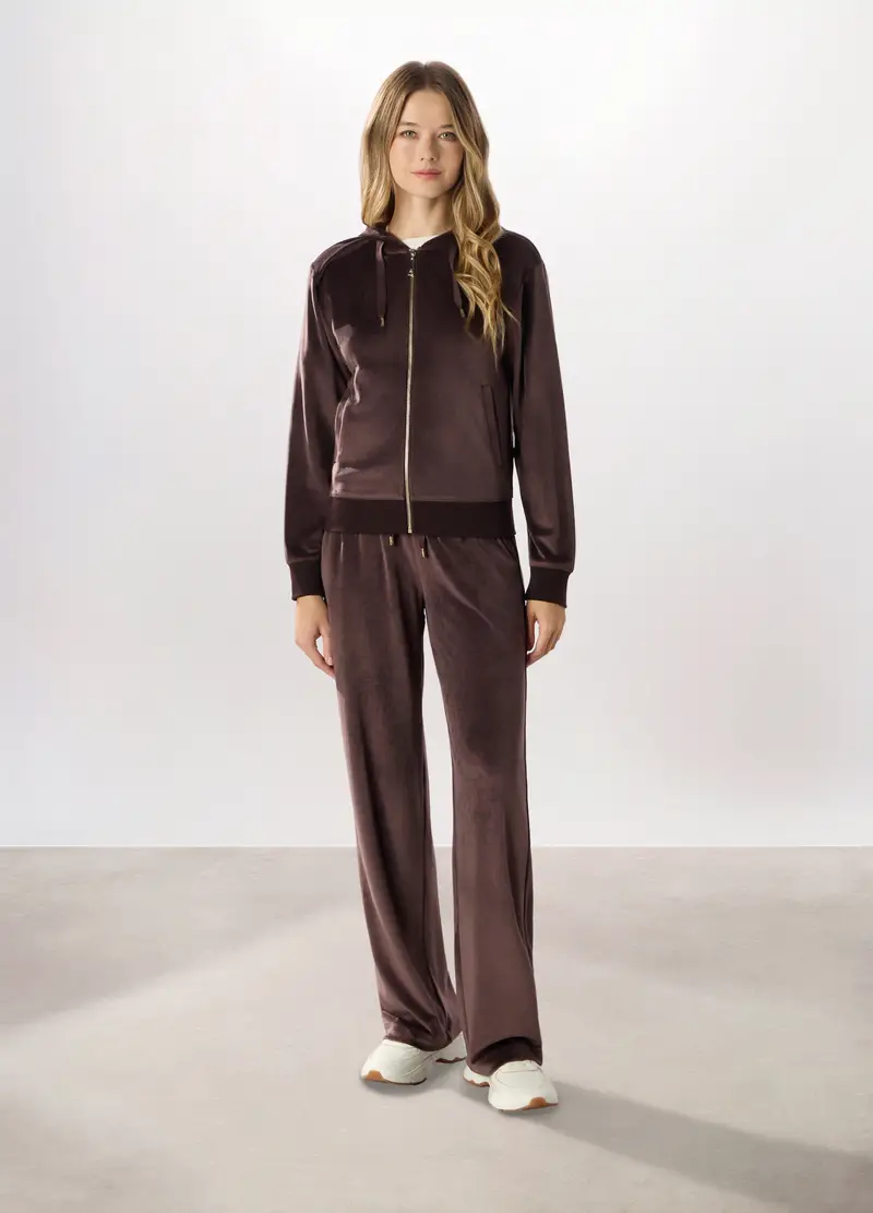 Jogger In Ciniglia Donna Holistic Fitness, Marrone cioccolato