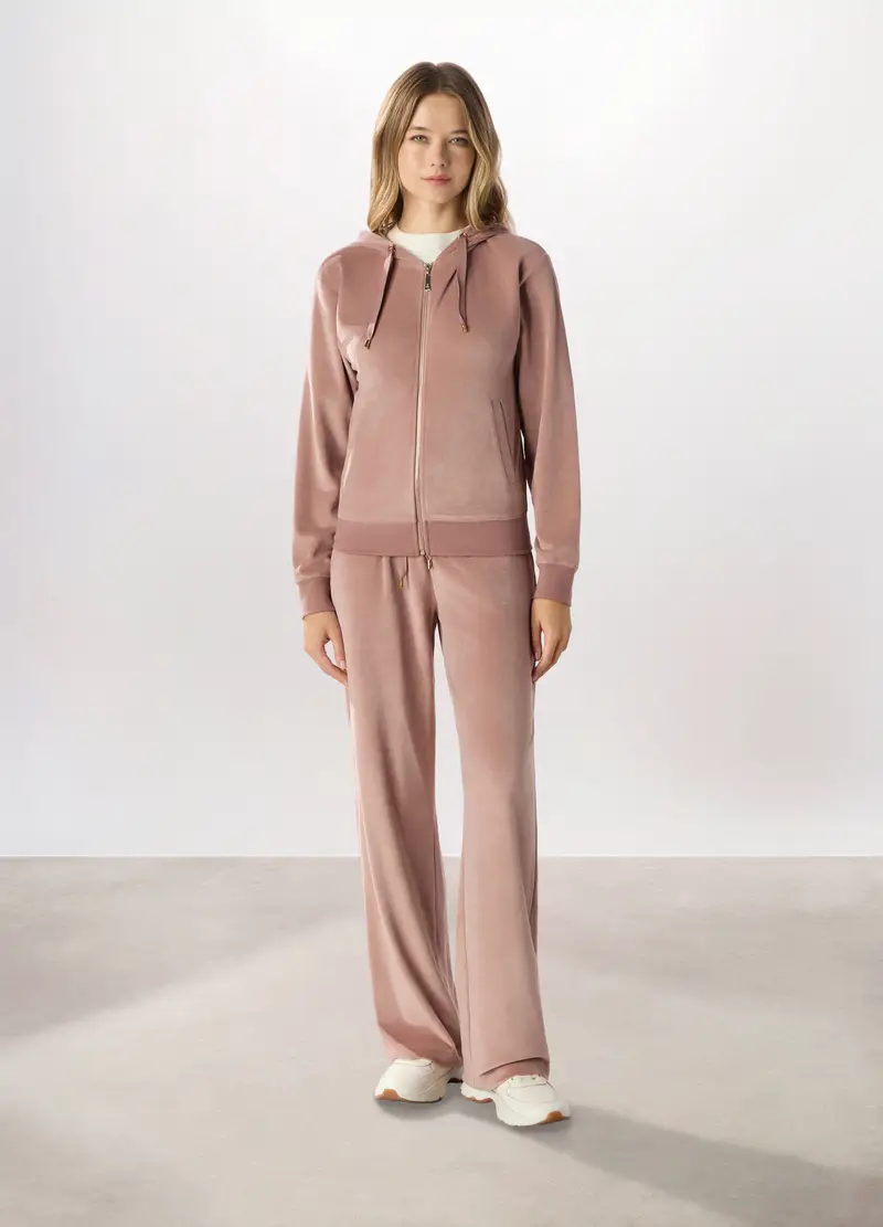 Jogger In Ciniglia Donna Holistic Fitness, Rosa pastello