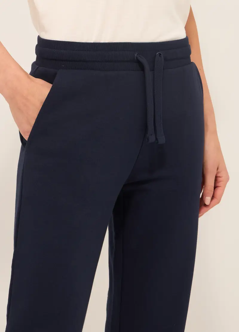 Upim, Jogger In French Terry Di Misto Cotone Donna, Blu scuro, Taglia: M miniatura 2