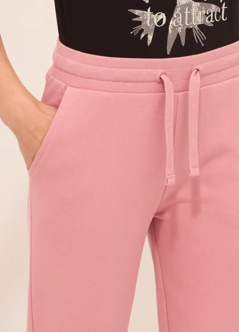 Upim, Jogger In French Terry Di Misto Cotone Donna, Rosa chiaro, Taglia: XS miniatura 2