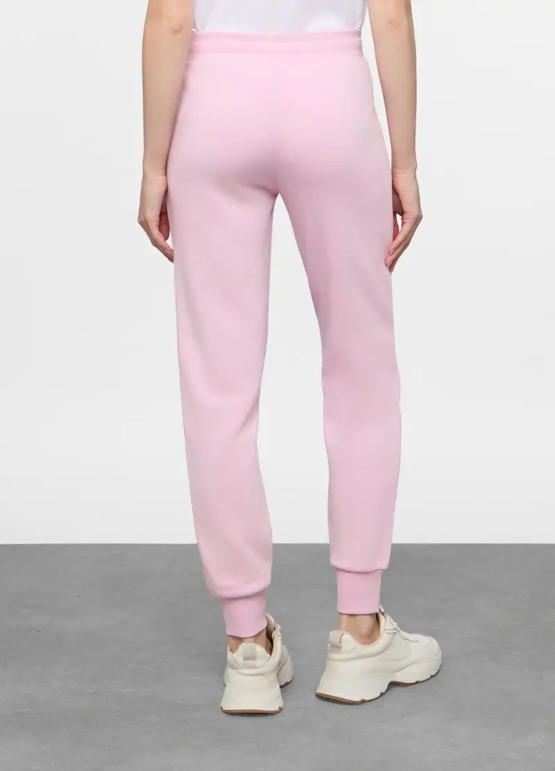 Jogger In French Terry Stretch Donna, Rosa pastello miniatura 2