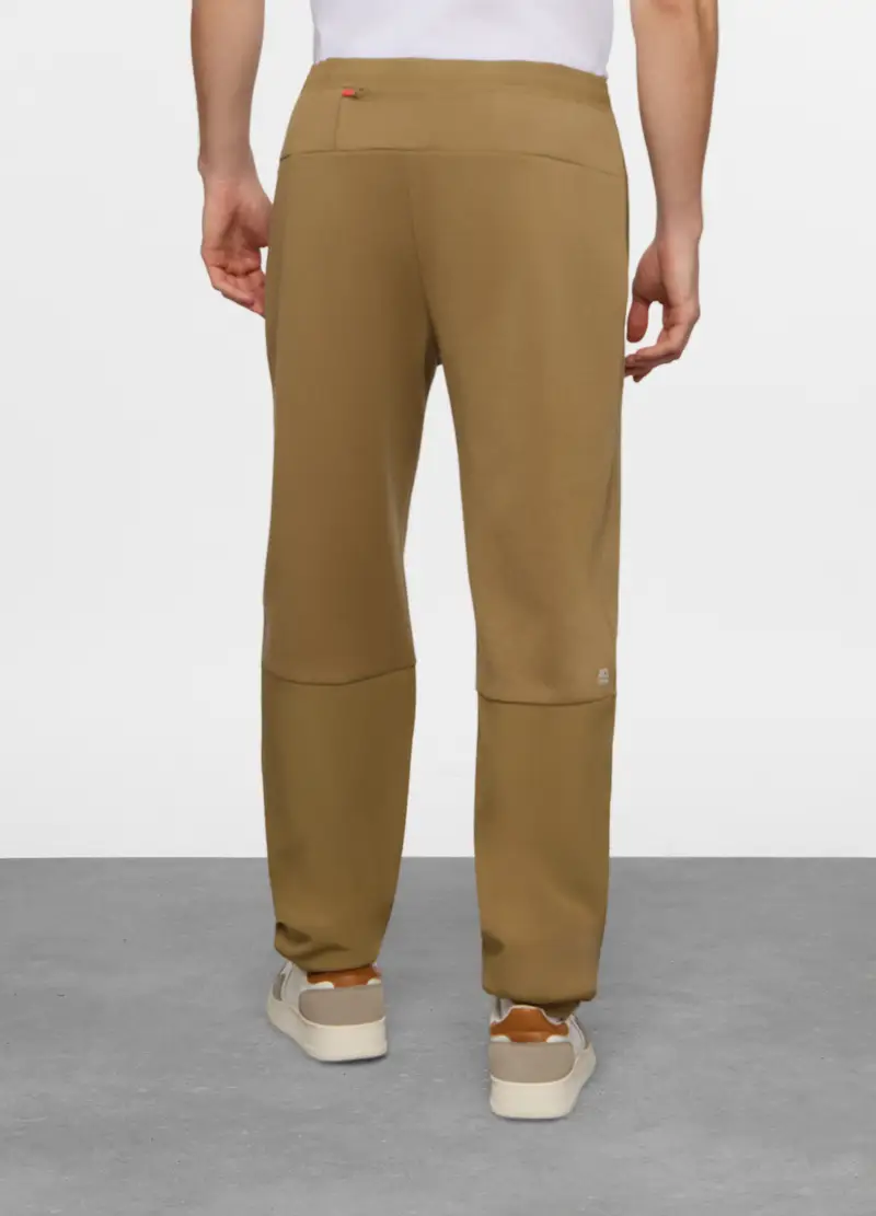 Jogger In Interlock Misto Cotone Uomo, Unisex, Marrone bronzo miniatura 2