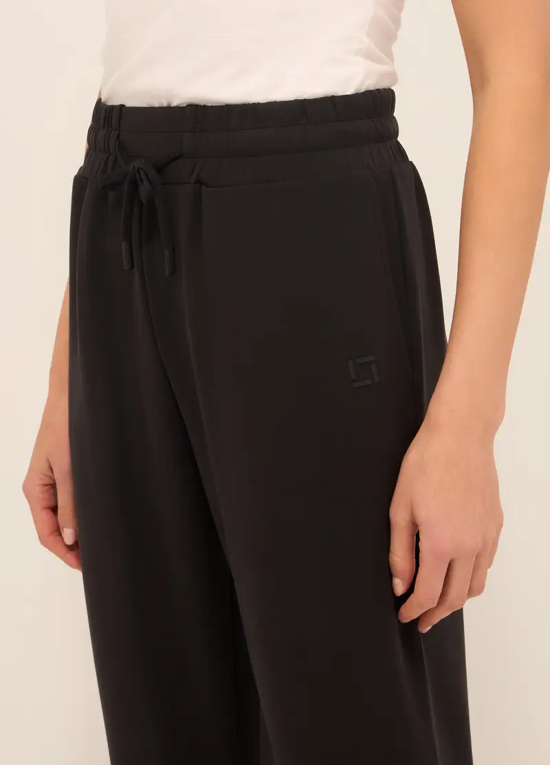 Upim, Jogger In Jersey Di Misto Modal Donna, Nero, Taglia: XS miniatura 2