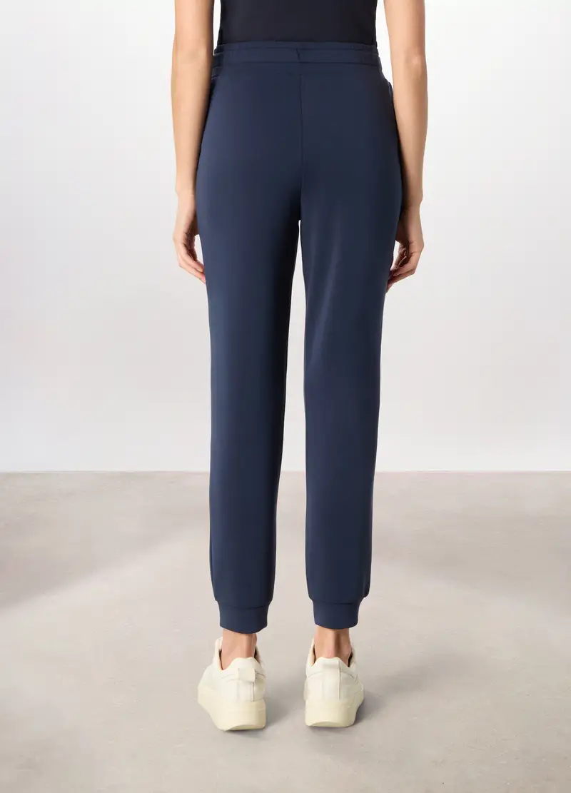Jogger In Jersey Misto Modal Holistic Fitness Donna, Blu navy miniatura 2