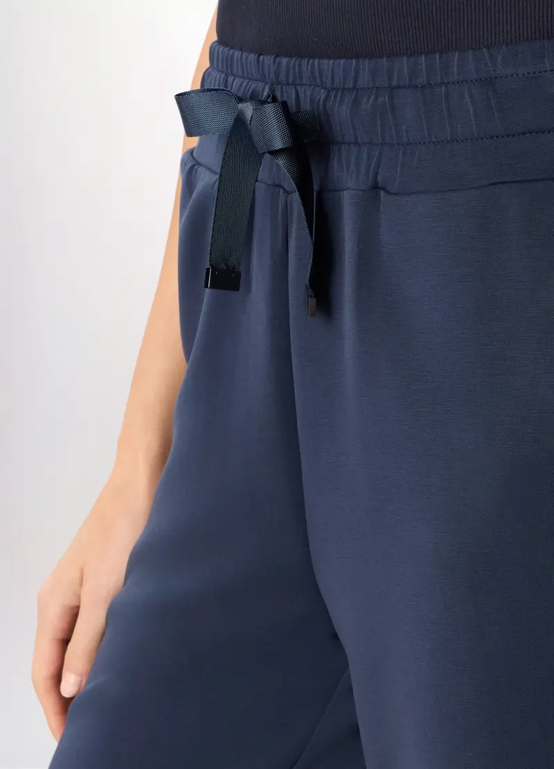 Jogger In Jersey Misto Modal Holistic Fitness Donna, Blu navy miniatura 3