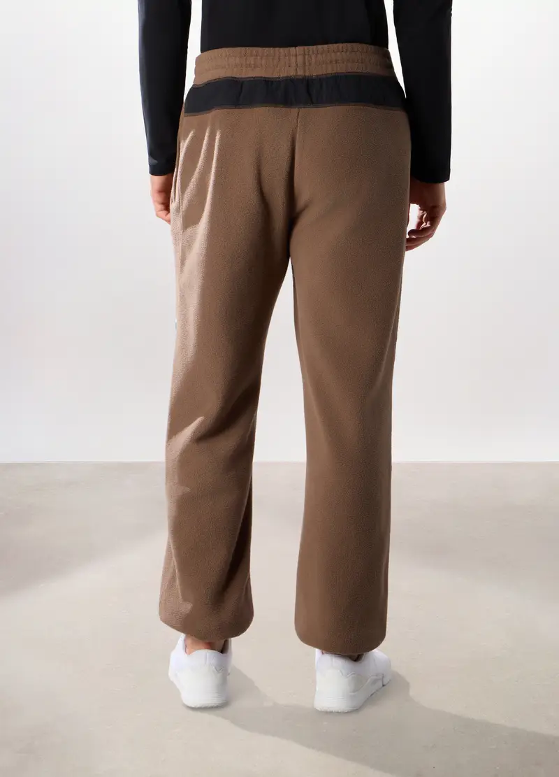 Jogger In Pile Uomo, Unisex, Marrone chiaro miniatura 2