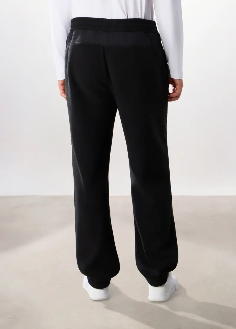 Jogger In Pile Uomo, Unisex, Nero grafite miniatura 2