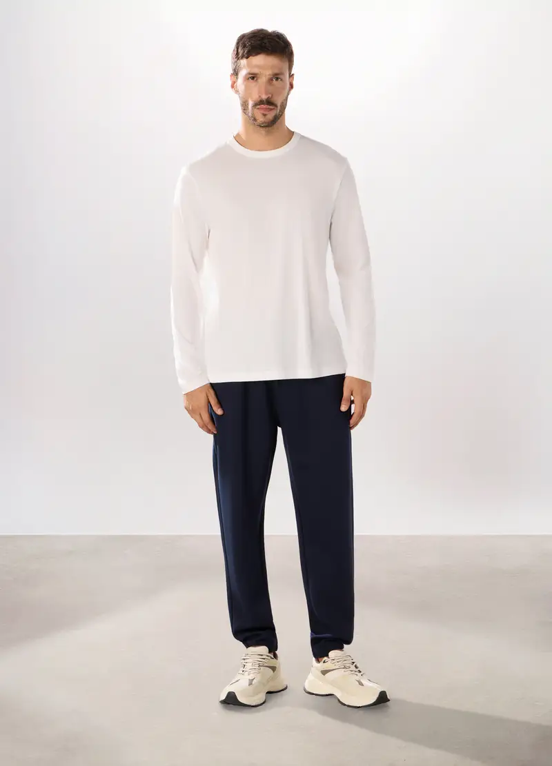 Upim, Jogger In Tessuto Tecnico Uomo, Unisex, Blu scuro, Taglia: S