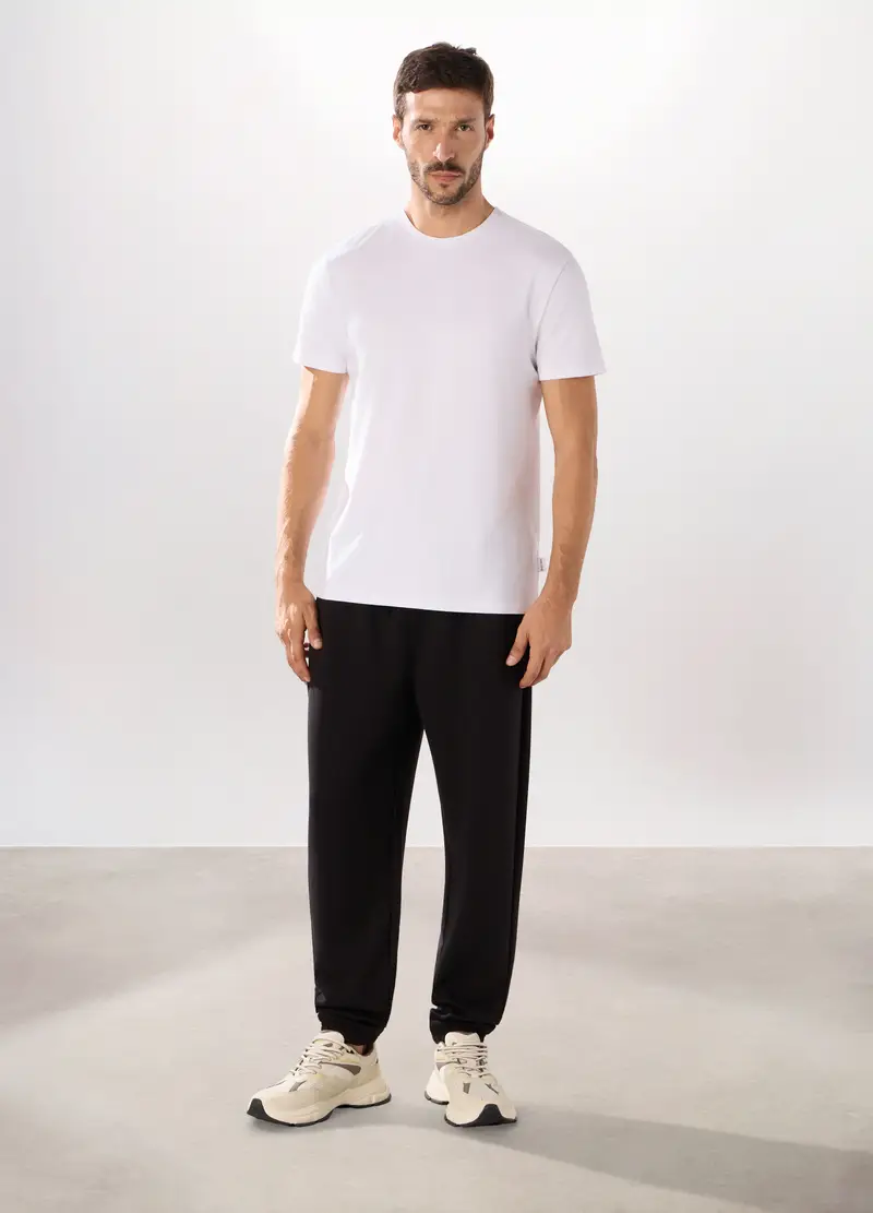 Upim, Jogger In Tessuto Tecnico Uomo, Unisex, Nero, Taglia: S