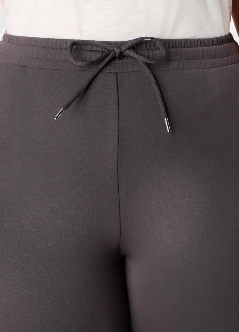 Jogger Misto Modal Donna Curvy, Grigio scuro miniatura 3