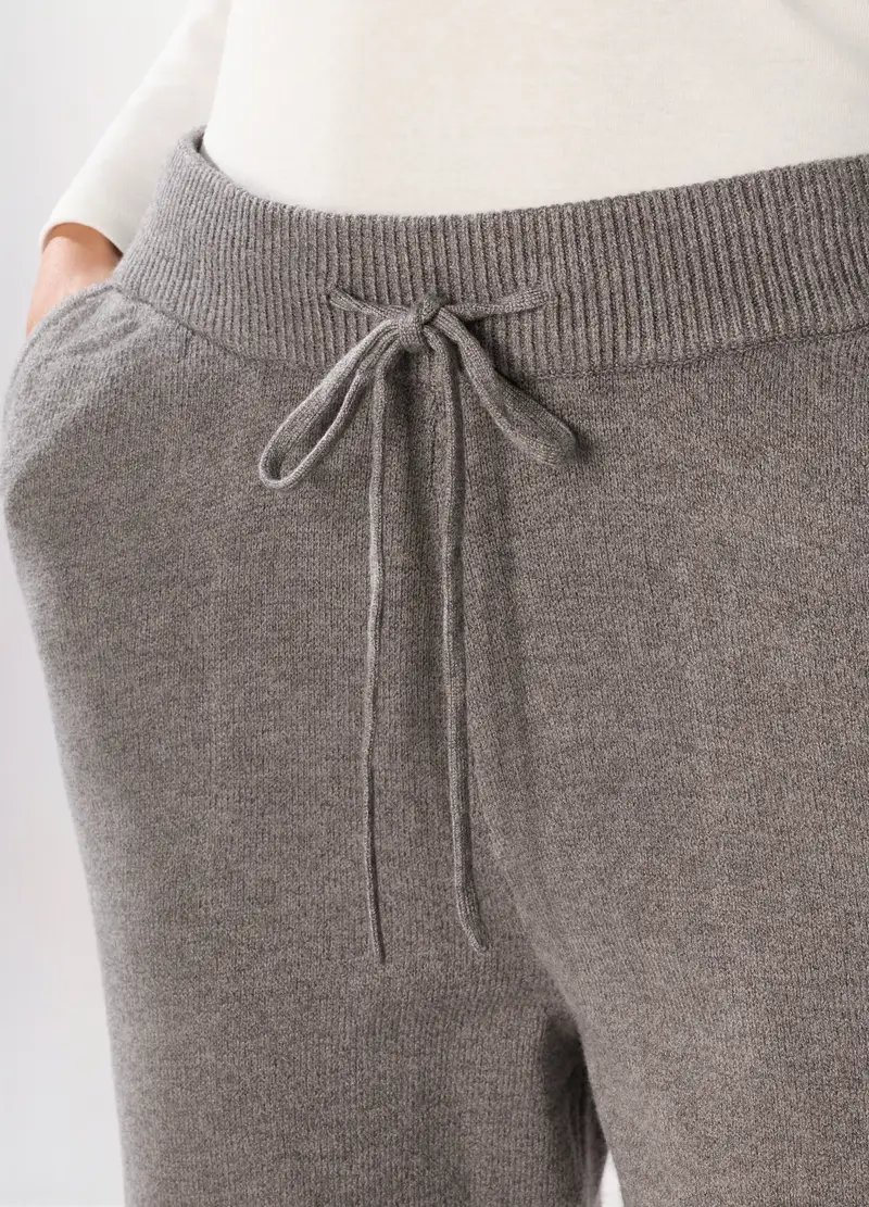 Jogger Misto Viscosa Donna, Grigio chiaro miniatura 3