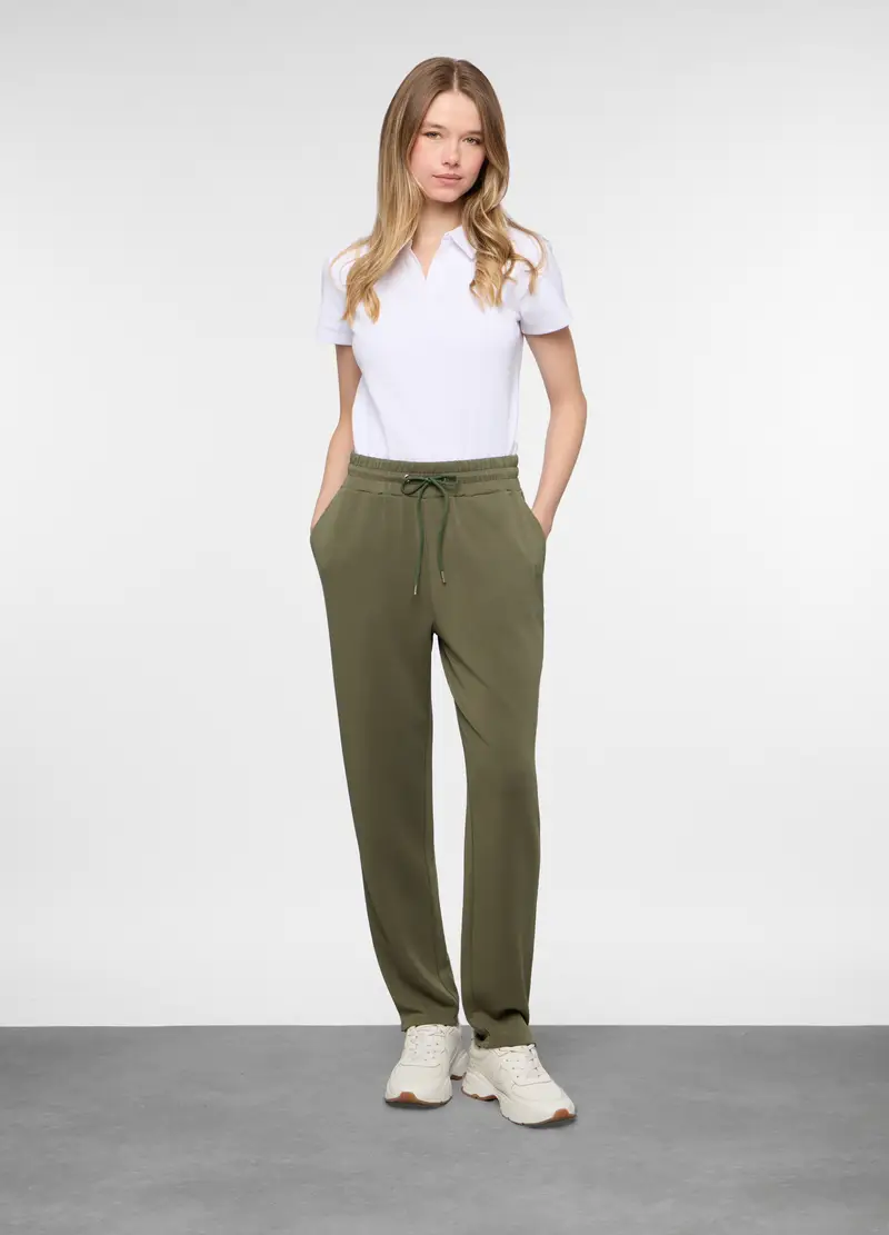 Jogger Stretch Holistic Donna, Verde oliva
