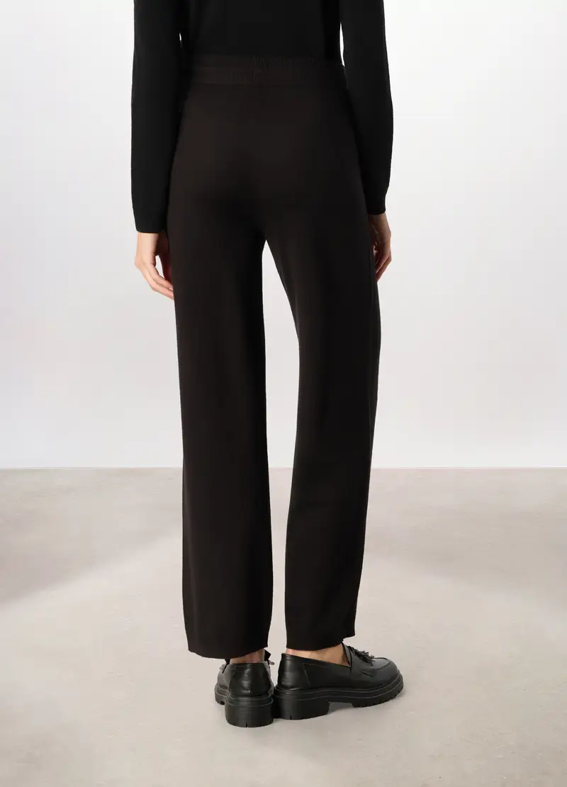 Jogger Tricot Donna, Nero miniatura 2