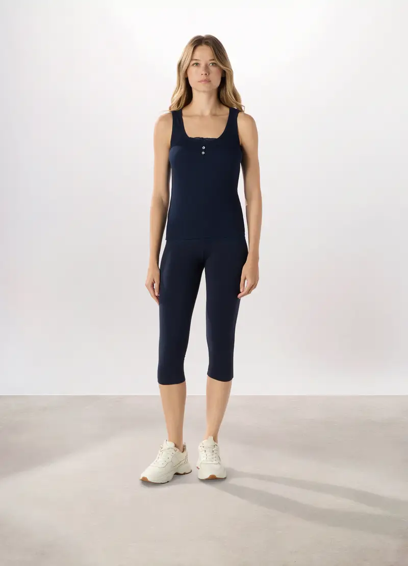 Upim Leggings Donna Blu 3189414