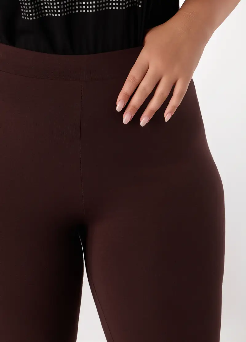 Upim Leggings Donna Marrone 4252323 miniatura 3
