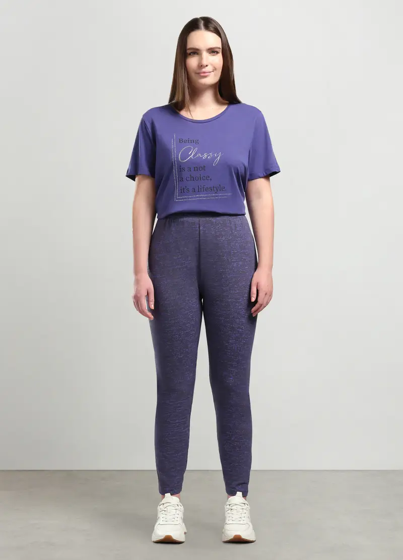 Upim Leggings Donna Viola 4253889