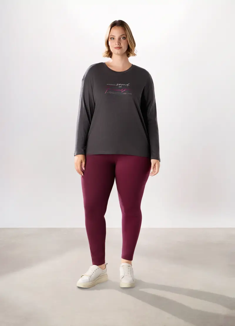 Upim Leggings Donna Bordeaux 4252263