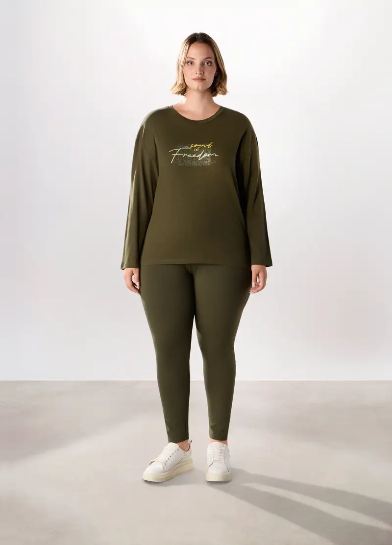 Upim Leggings Donna Verde 4252264