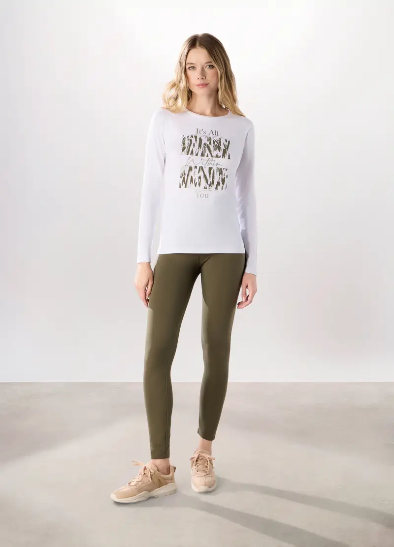 Upim Leggings Donna Verde 2474892