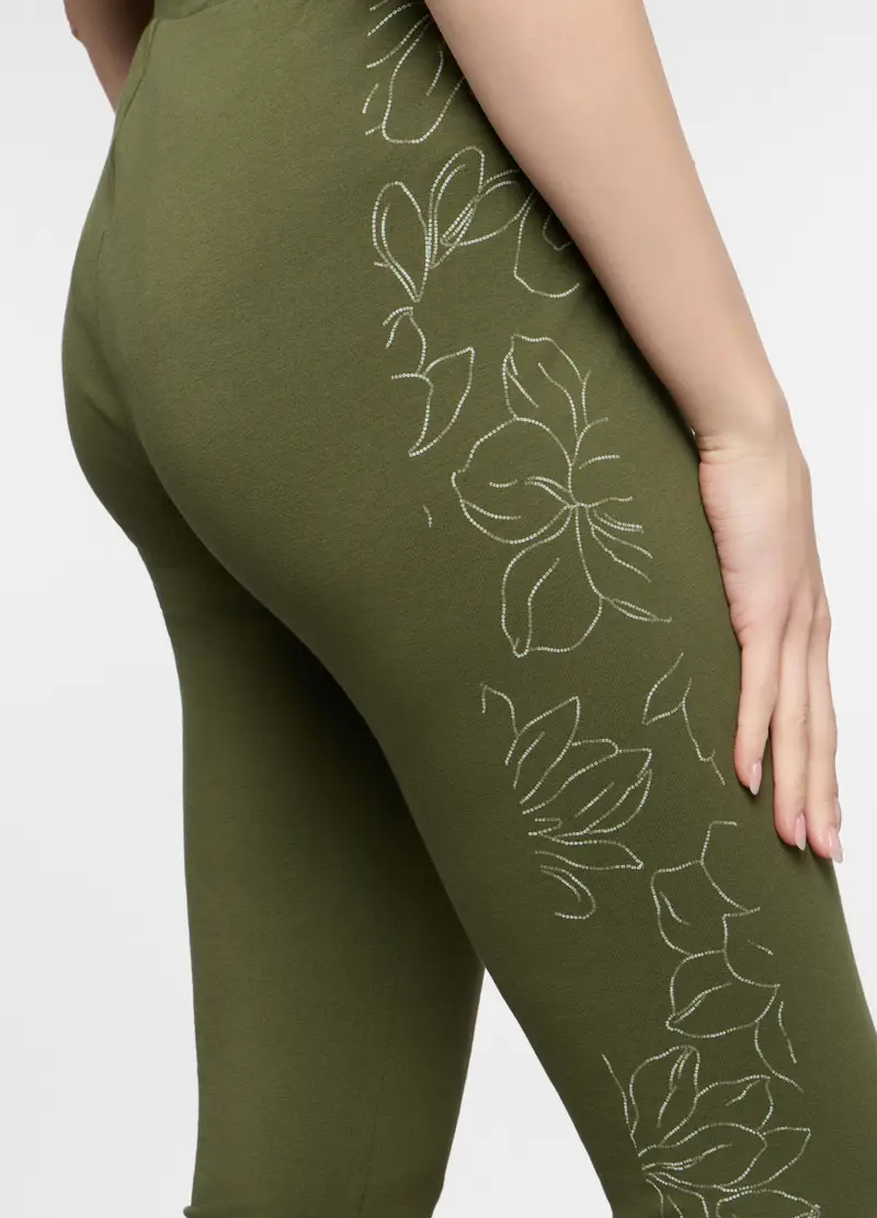 Upim Leggings Donna Verde 4223188 miniatura 3