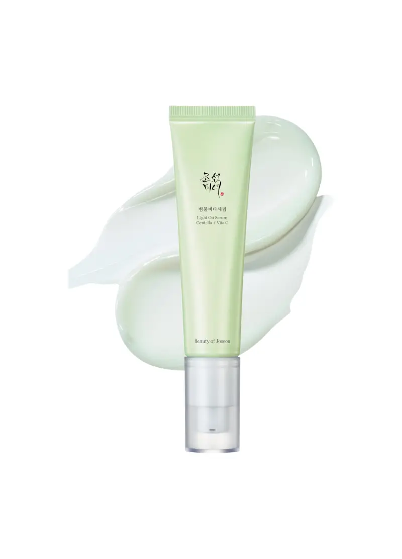Light On Serum Centella & Vitamin C 30ml - Skincare Coreana, Donna, Verde