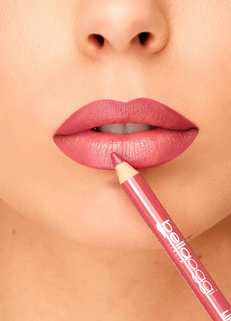 Lip Liner Matita Legno, Unisex, Rosa chiaro