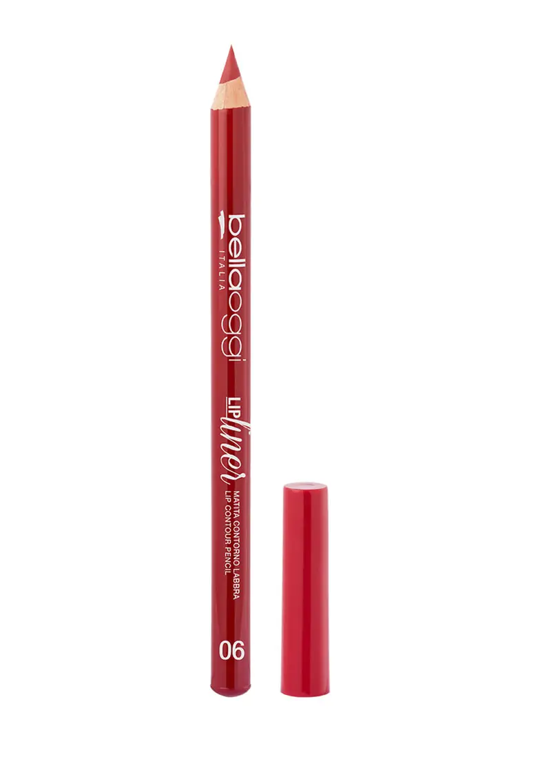Lip Liner Matita Legno, Unisex, Rosso