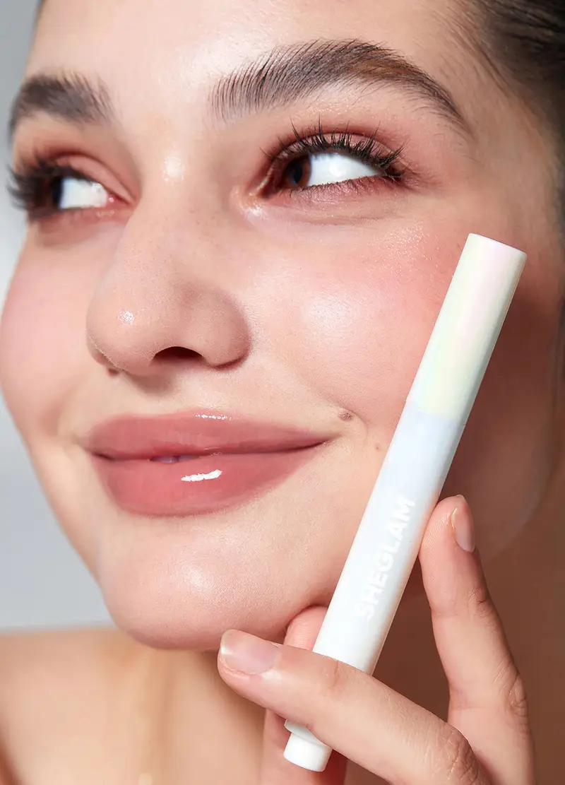 Lip Plumper Pout-perfect Shine-pink Flamingo, Unisex, Trasparente miniatura 2