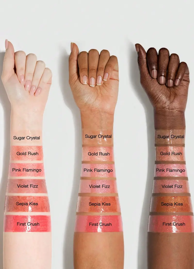 Lip Plumper Scintillante Perfetto Per Labbra-sepia Kiss, Unisex, Trasparente miniatura 3