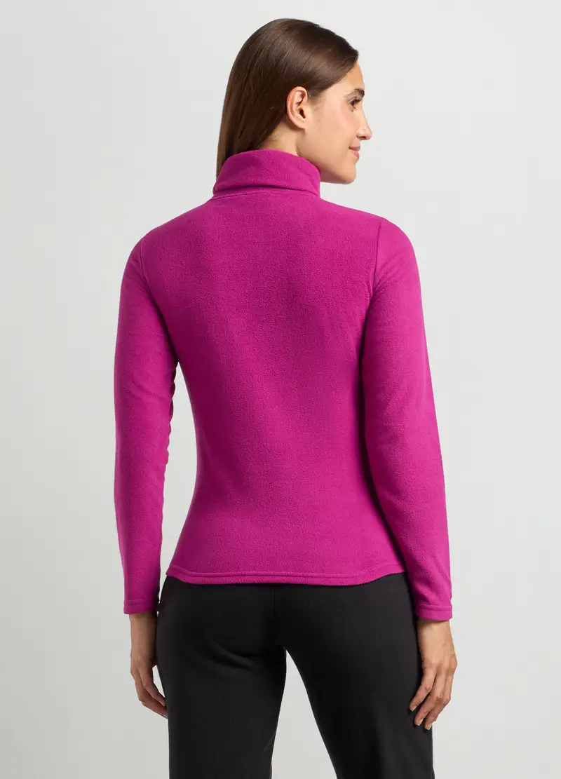 Lupetto In Pile Donna, Rosa fuxia miniatura 2