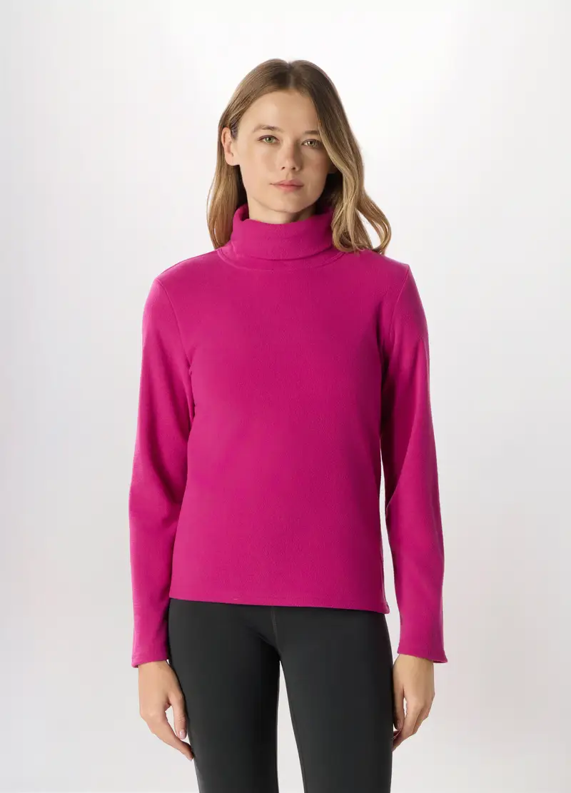 Lupetto In Pile Donna, Rosa fuxia