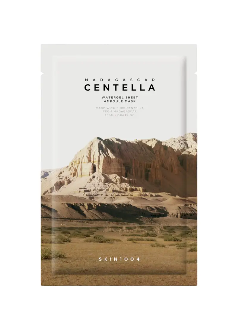 Upim, Madagascar Centella Watergel Sheet Ampoule Mask (1ea) - Skincare Coreana, Unisex, Bianco, Taglia: FASUL