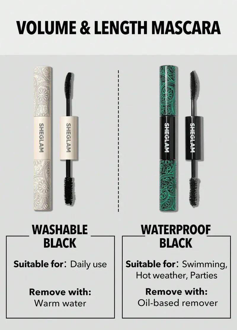 Mascara All-in-one Volume & Length, Unisex, Nero miniatura 2