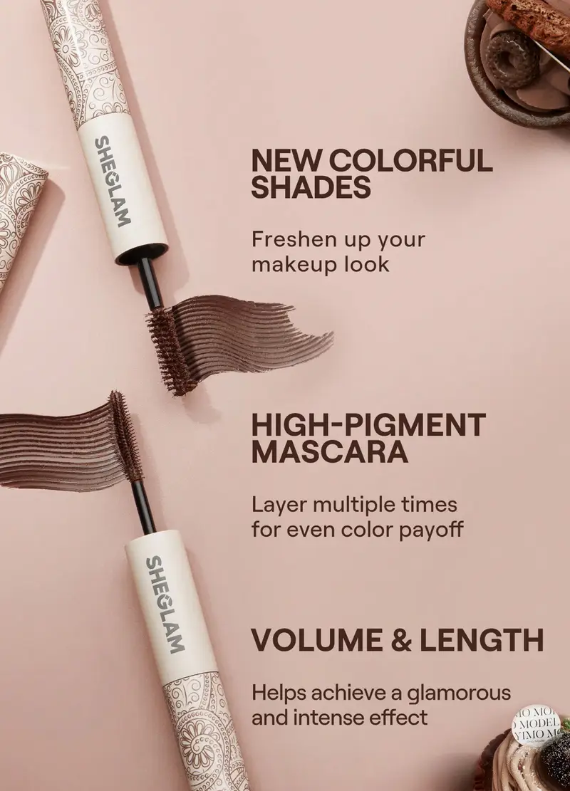 Mascara All-in-one Volume & Length - Waterproof Macchiato, Unisex, Marrone cioccolato miniatura 3