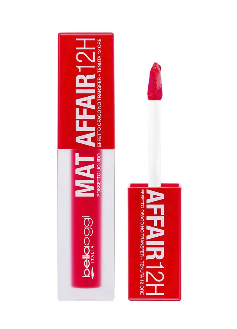 Mat Affair 12h - Rossetto Liquido Effetto Opaco No Transfer, Unisex, Rosso