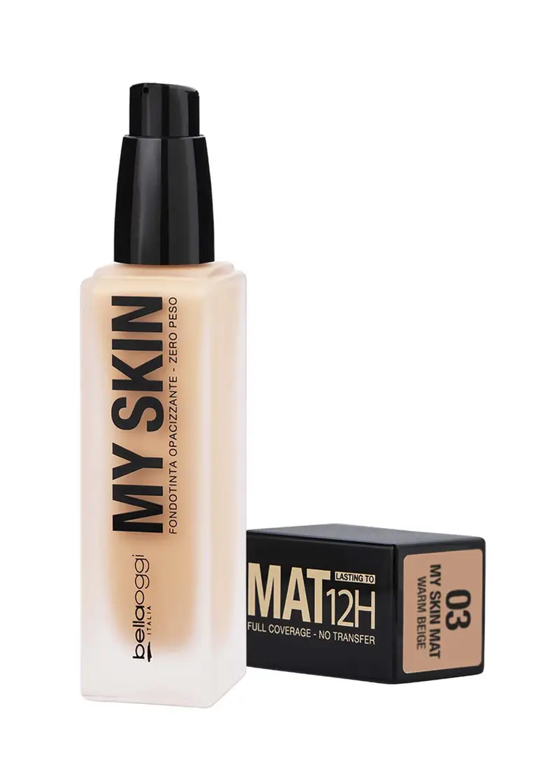 My Skin Mat 12h - Fondotinta Mat, Unisex, Beige miniatura 3