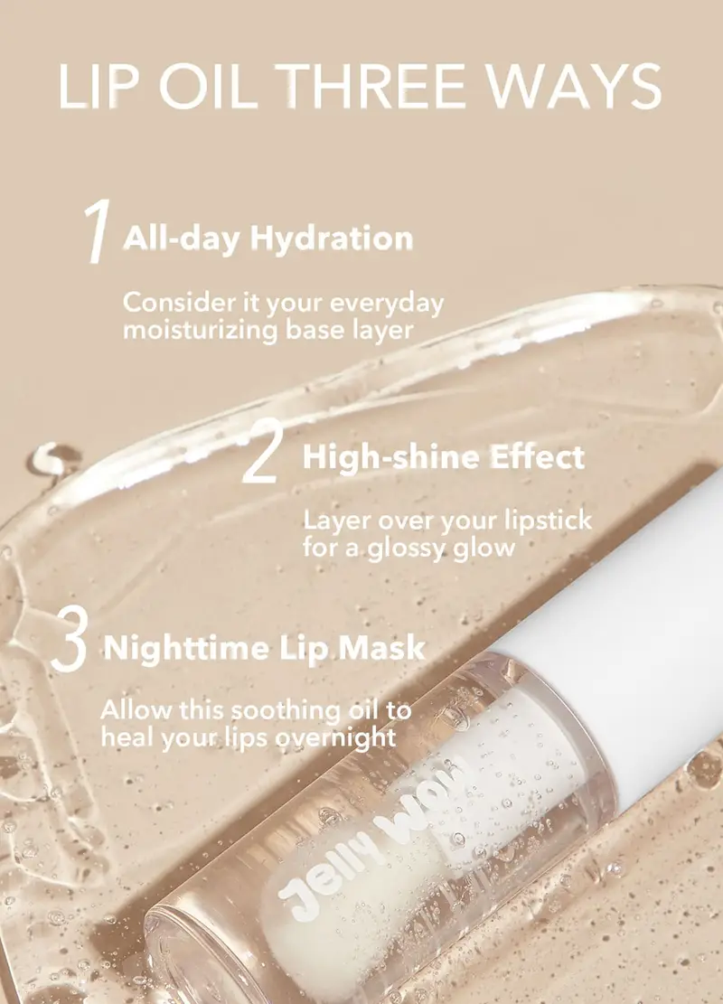 Olio Idratante Per Labbra Jelly Wow - Berry Involved, Unisex, Trasparente miniatura 2