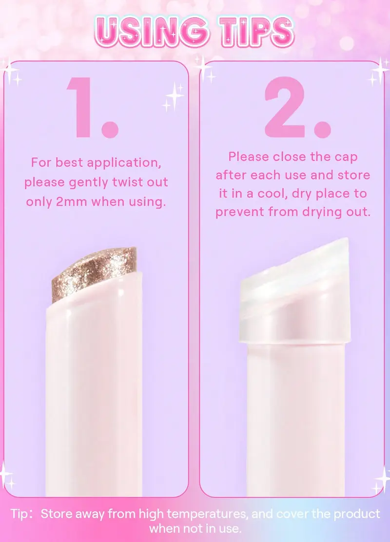 Ombretto Stick Crystal Jelly - Rosy Gem, Unisex, Marrone bronzo miniatura 2