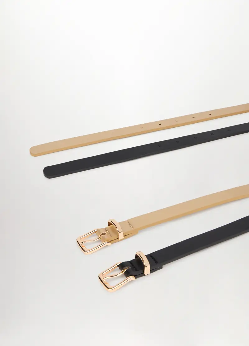 Upim Cinture Donna Nero 3953362 miniatura 2