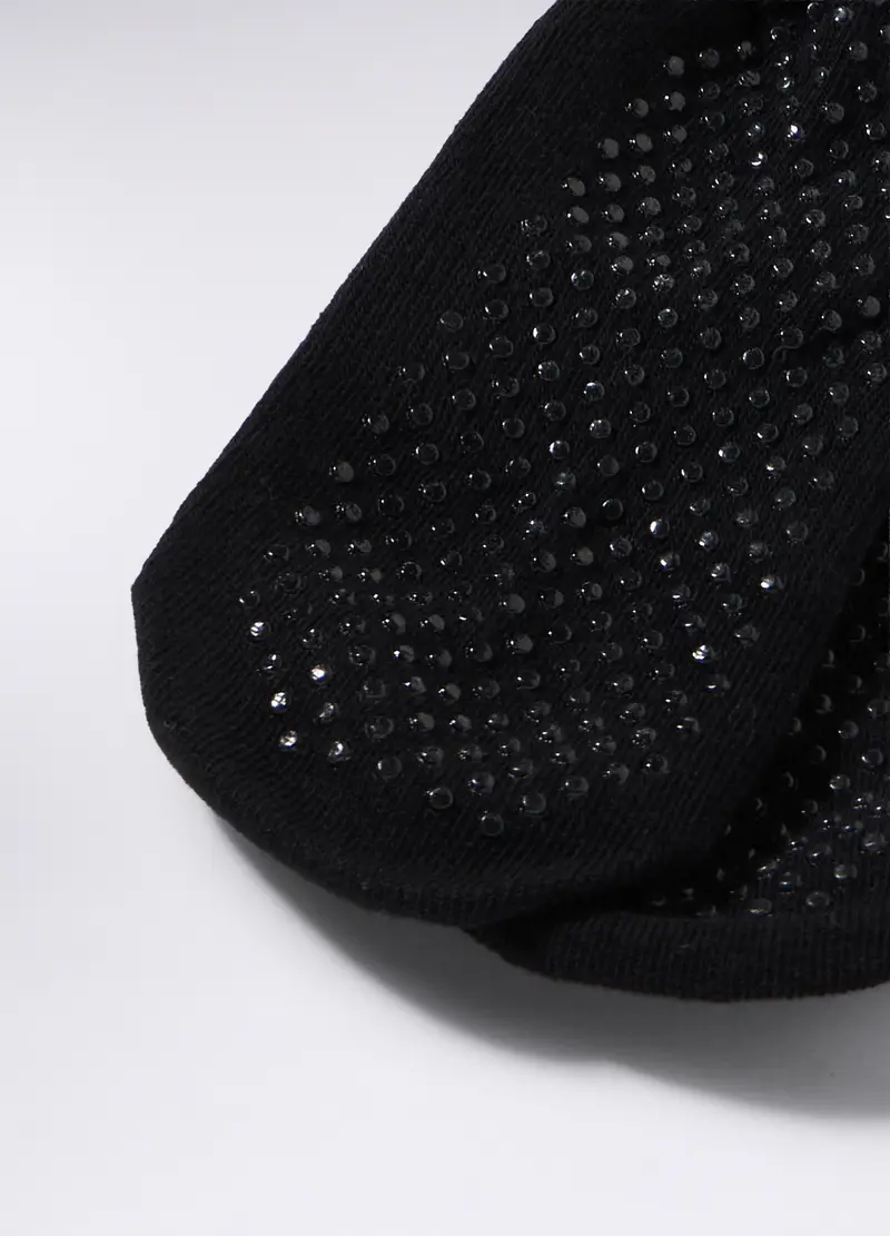 Pack 2 Fantasmini In Cotone Stretch Donna, Nero miniatura 2