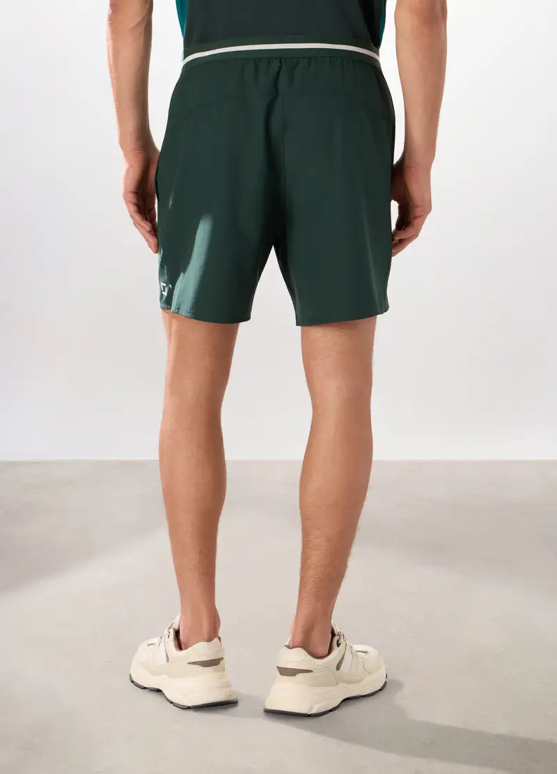 Pantaloncini Da Padel Uomo, Unisex, Verde miniatura 2