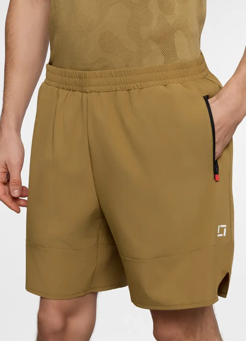 Pantaloncini Sportivi Easy Dry Uomo, Unisex, Marrone bronzo miniatura 3