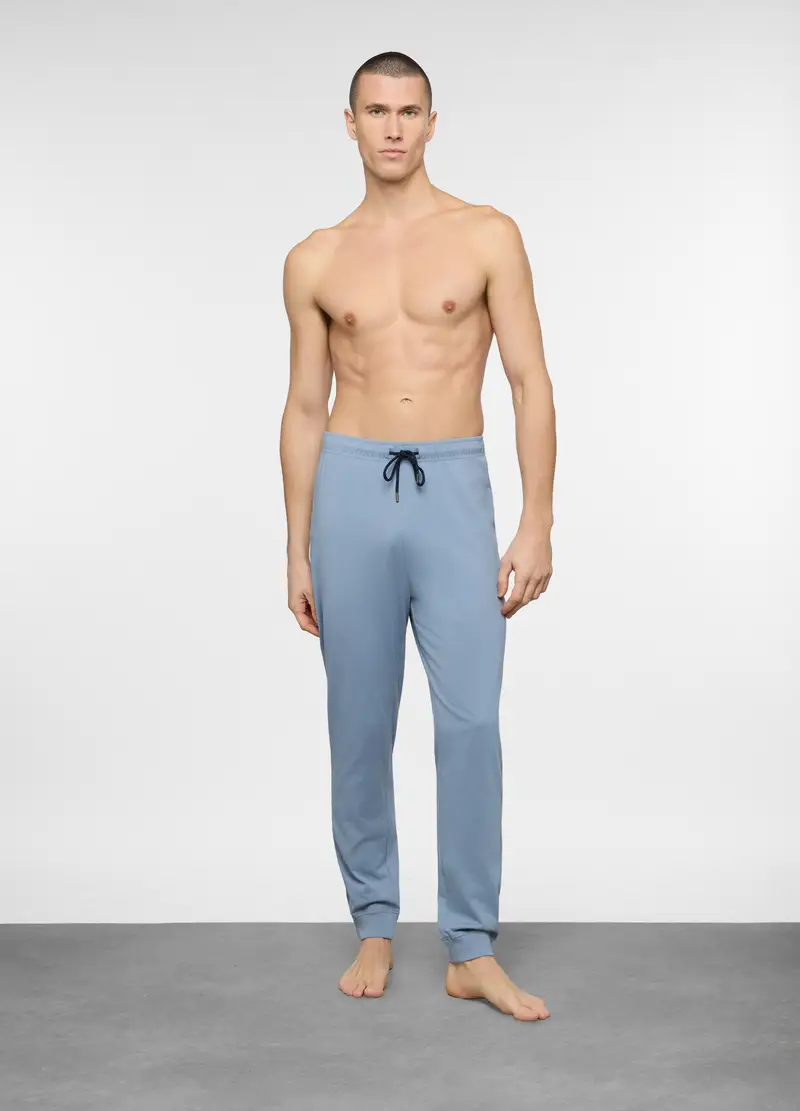 Pantalone Del Pigiama In Jersey Uomo, Azzurro celeste