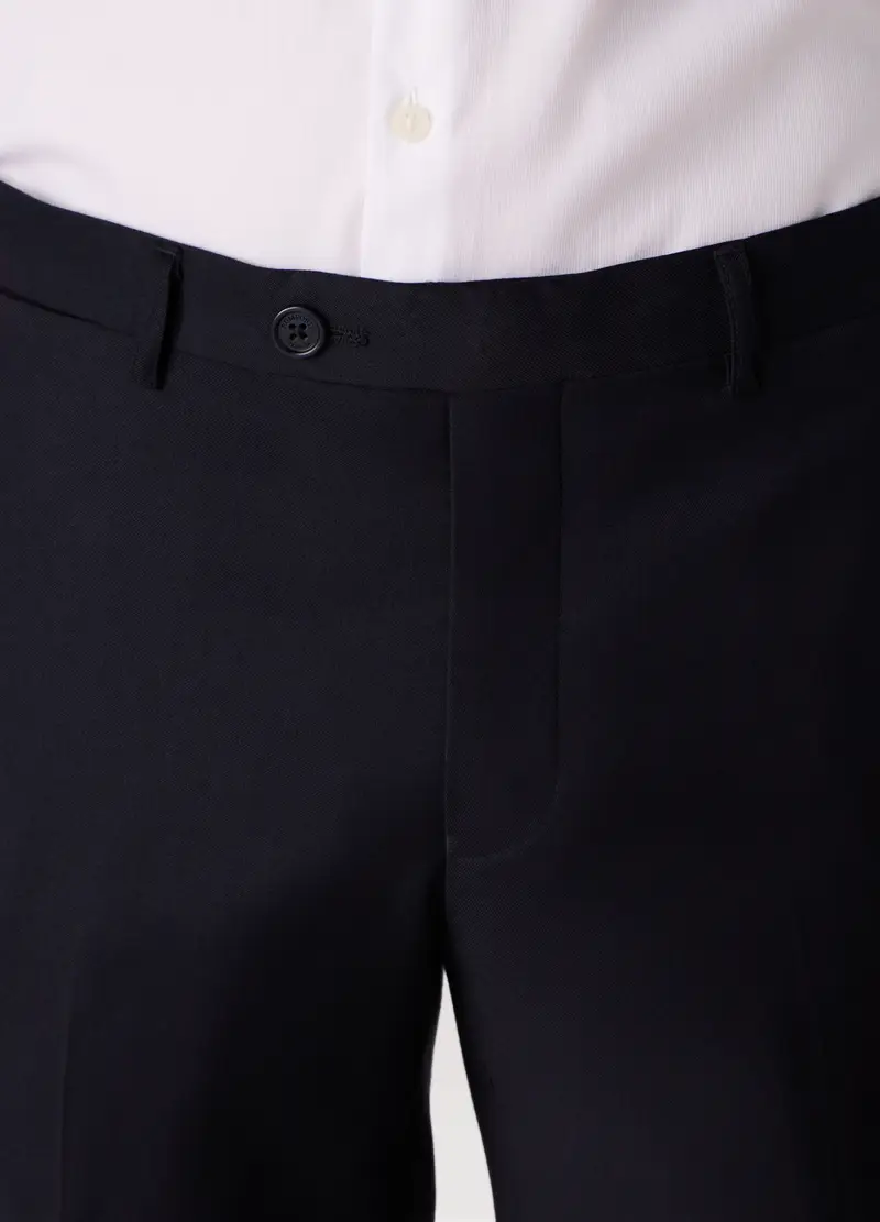 Upim, Pantalone Regular In Twill Stretch Uomo, Blu scuro, Taglia: 46 miniatura 2