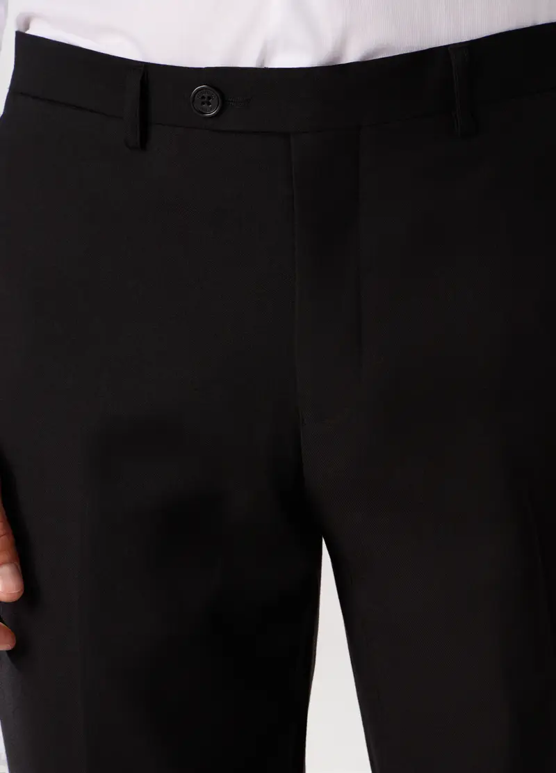 Upim, Pantalone Regular In Twill Stretch Uomo, Nero, Taglia: 46 miniatura 2