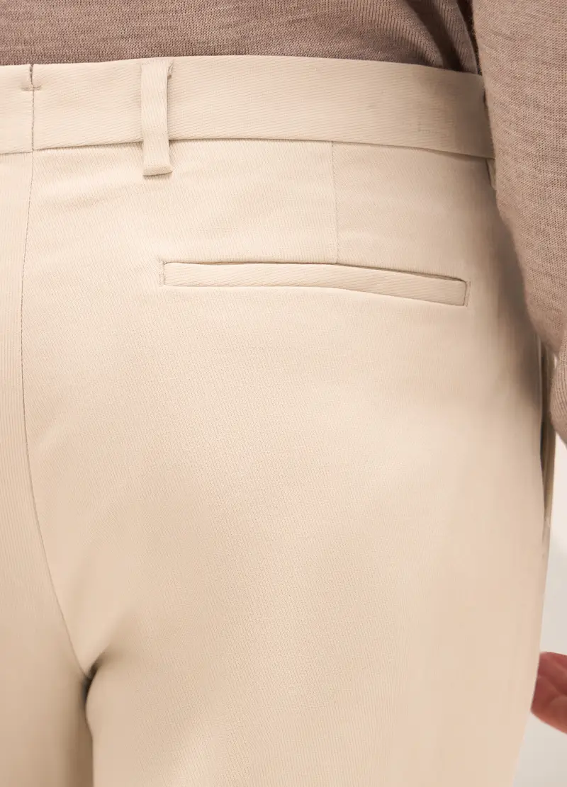 Pantalone Rumford In Cotone Stretch Uomo, Beige miniatura 3