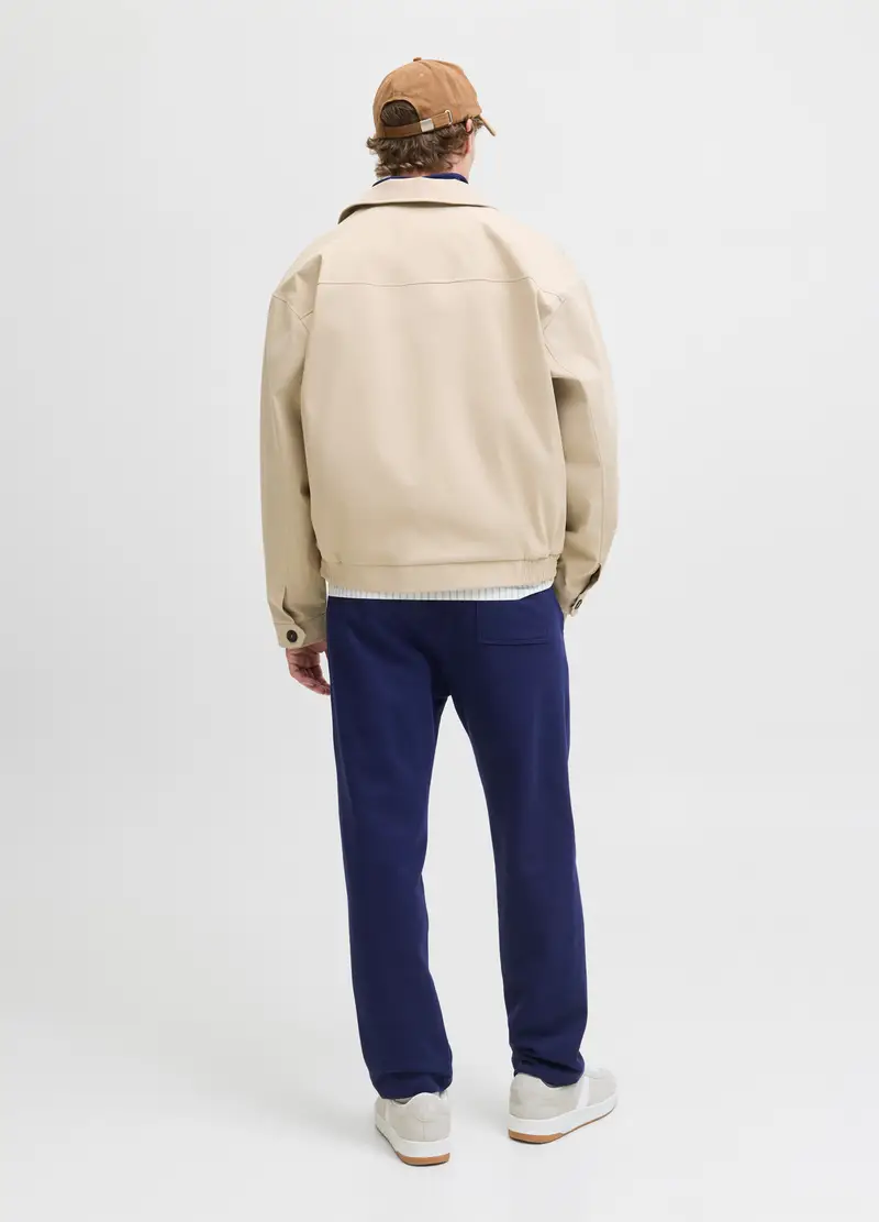 Pantalone Tuta In Cotone Uomo, Unisex, Blu royal miniatura 3