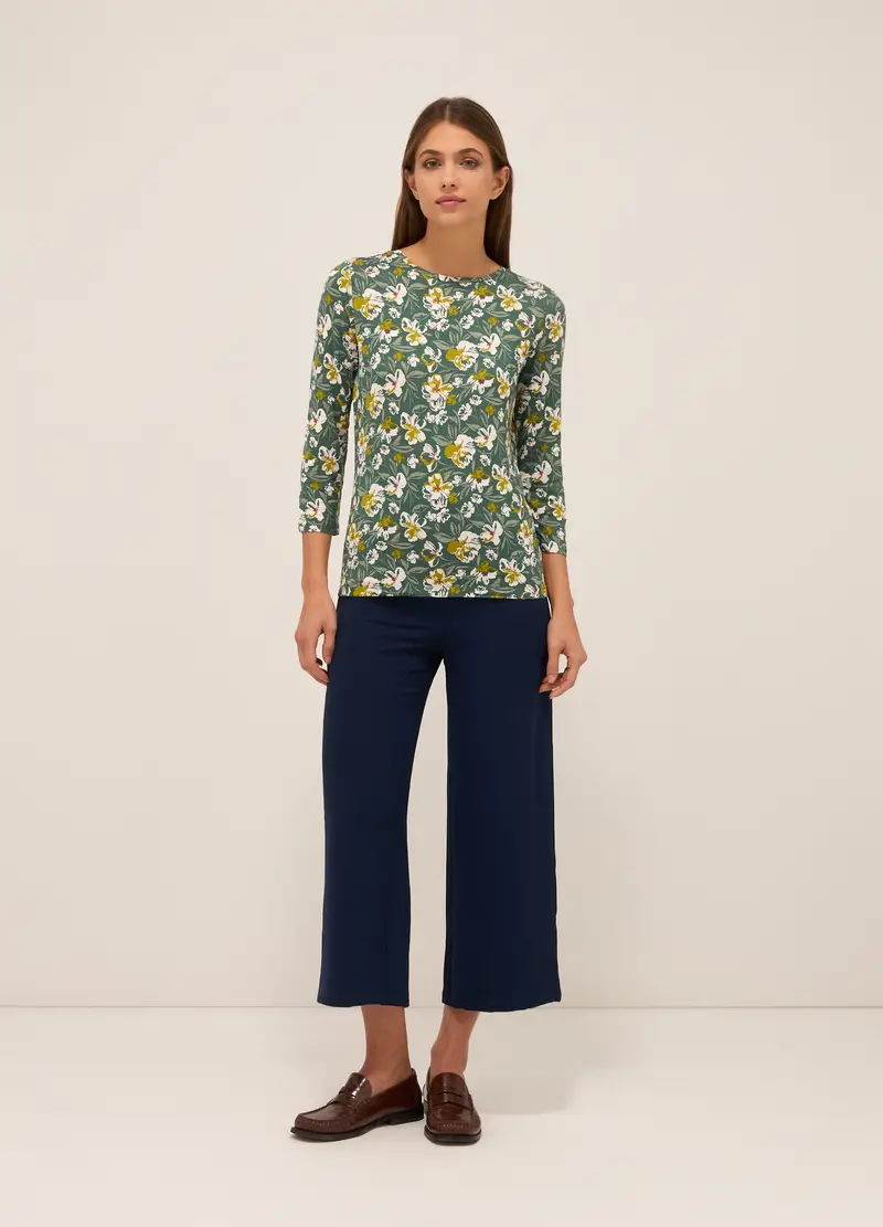 Upim, Pantaloni A Vita Alta Donna, Blu Bluette, Taglia: S