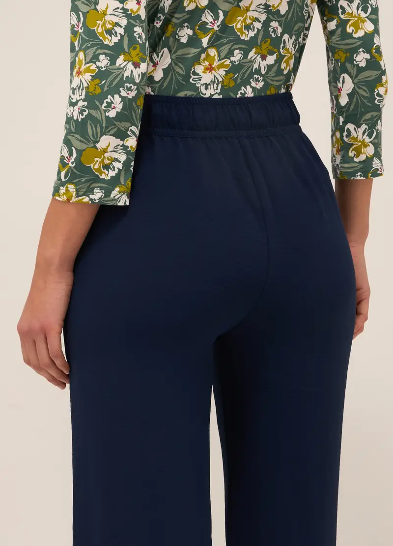 Upim, Pantaloni A Vita Alta Donna, Blu Bluette, Taglia: S miniatura 2