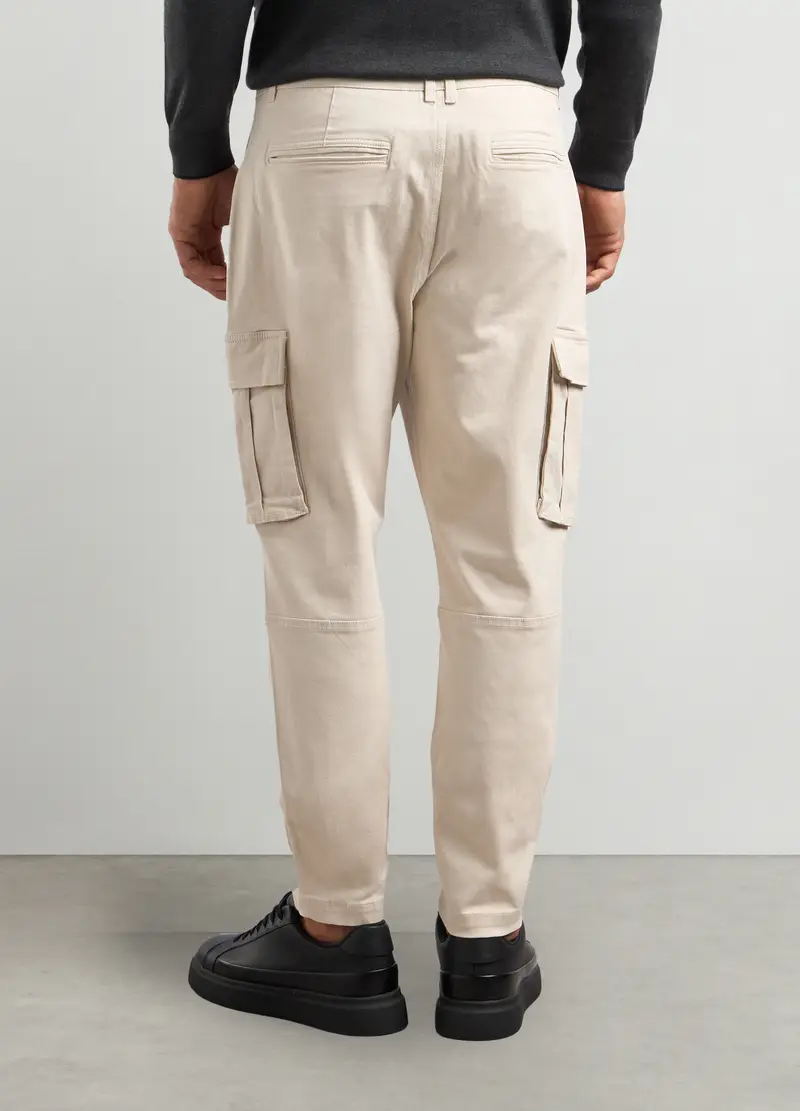 Upim Pantaloni cargo Uomo Bianco 4302830 miniatura 2